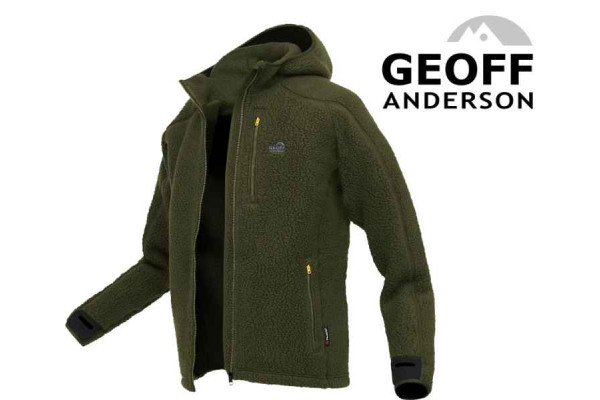 Bunda s kapucí TEDDY Geoff Anderson - Zelený