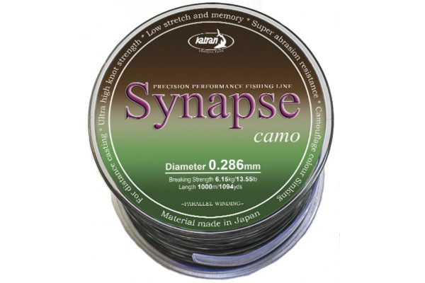 Katran Vlasec Synapse CARP camo  0,286mm 1000m