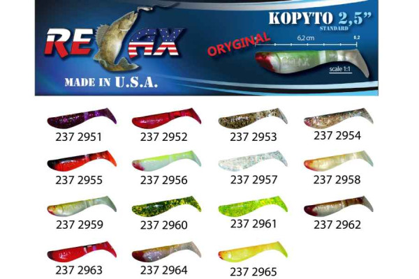 RELAX kopyto RK 2,5 (6,2cm) cena 1ks/bal10ks