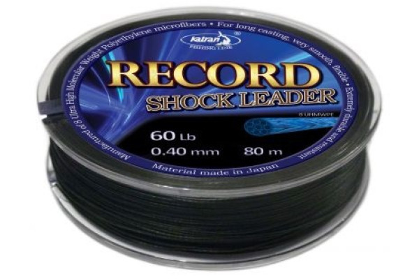 Katran Šoková šňůra Shock leaders braided RECORD 45lb 80m