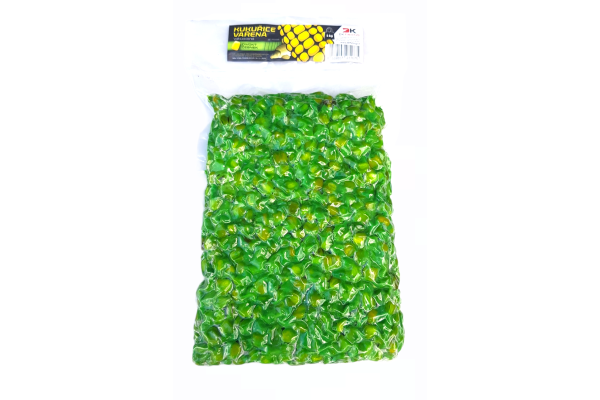 DK Fishing vařená kukuřice 1 kg, česnek