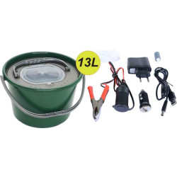 Vzduchovací motorek AA/USB/230V + Řízkovnice 13/18L