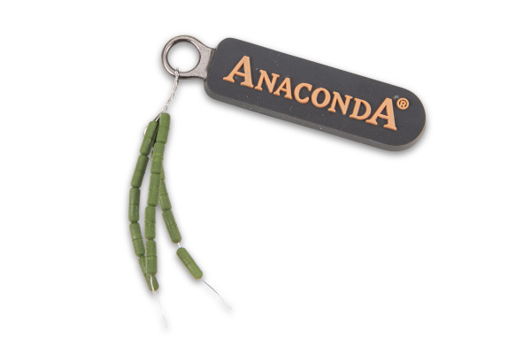 Anaconda wolframové olovo Rig Weights zelená 2,1 mm 15 ks