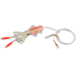 Aquantic návazec Octopus Leader Rig Orange Spotted Luminous