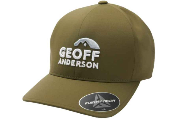 Kšiltovka Geoff Anderson Flexfit Delta zelená 3D logo