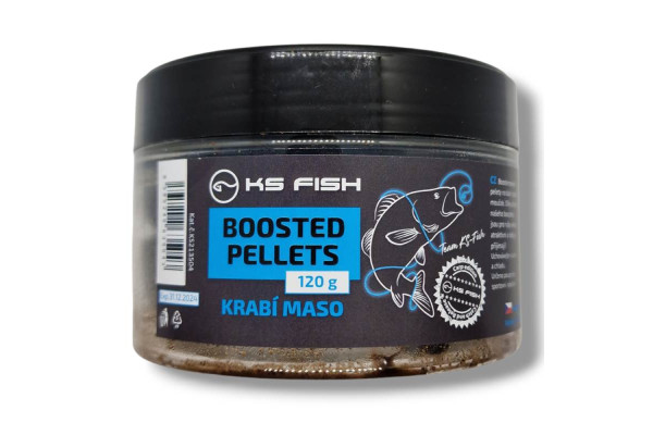 KS Fish Boosted Pellets 120g Krabí maso