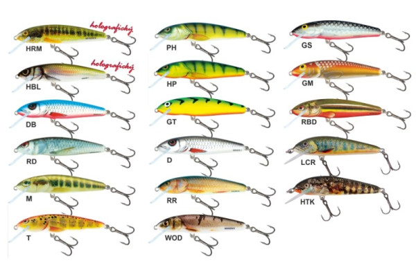 Salmo rybářské woblery Minnow M6S