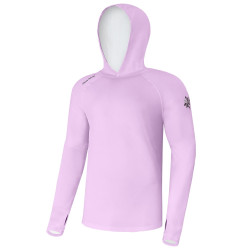 Giants fishing Funkční tričko s dlouhým rukávem UV50+Hoodie Purple