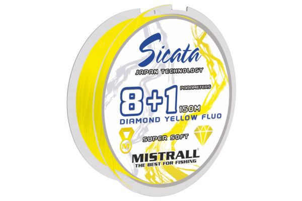 Mistrall šňůra Sicata JGS X8+1 0,22mm 150m