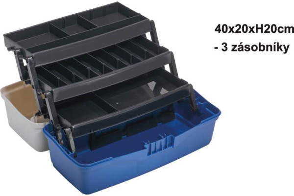 Kufřík třípatrový 40x20x20cm