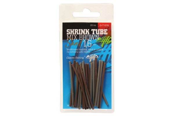 Giants fishing Smršťovací hadička mix barev Shrink Tube Brown-Sand 2mm,20ks