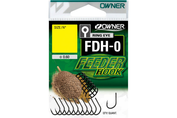 háček OWNER s očkem /11ks/ FDH-0.16: FEEDER HOOK 56940.16