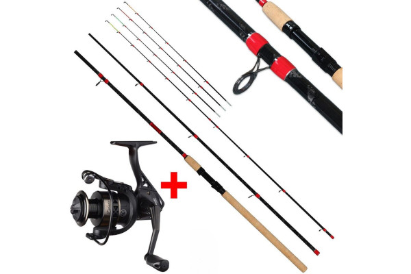 Giants fishing Prut Fluent MK2 Feeder 3.6m, 100g + Naviják Deluxe FD 4000