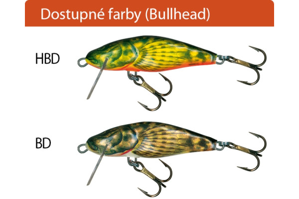 Salmo rybářské woblery BULLHEAD BD4S Salmo rybářské woblery BULLHEAD BD4S