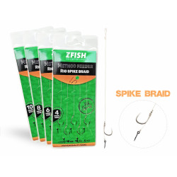 ZFISH Návazec Method Feeder Rig Spike Braid 5 ks