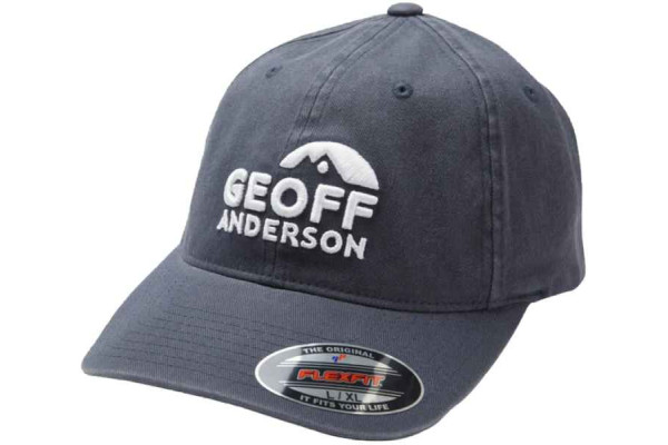 Kšiltovka Geoff Anderson Flexfit Washed modrá 3D logo
