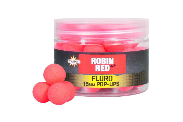 Dynamite Baits Pop-Ups Fluro Robin Red 15 mm