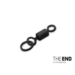 Kaprařský obratlík s kroužkem Delphin THE END Ring Swivel / 10ks
